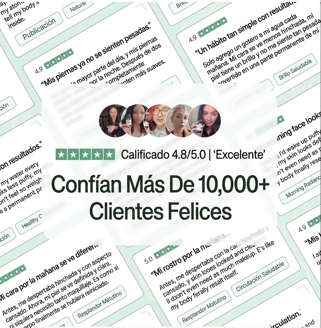 Sentirse más ligero y menos hinchado en 16 días o menos